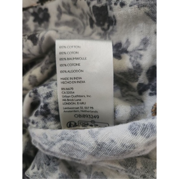 Free People Sweet Nothings Smocked Floral Gauze Midi Dress - Picture 6 of 6